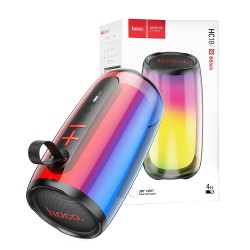 Hoco Wireless Speaker HC18 Jumper with Colorful Luminous Feature Black Hoco Wireless Speaker HC18 Jumper with Colorful Luminous Feature Black